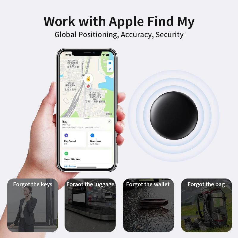 Mini TAG GPS compatible Apple