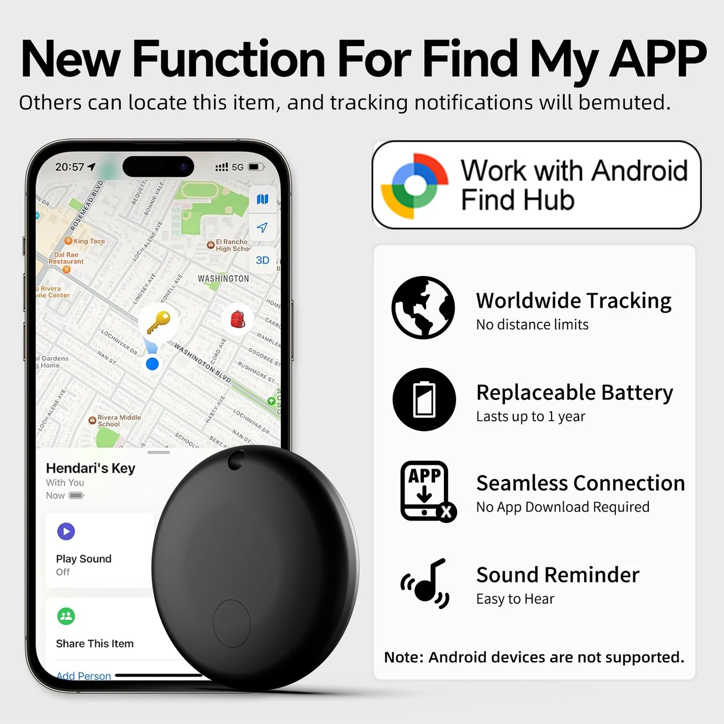 Mini TAG GPS Android